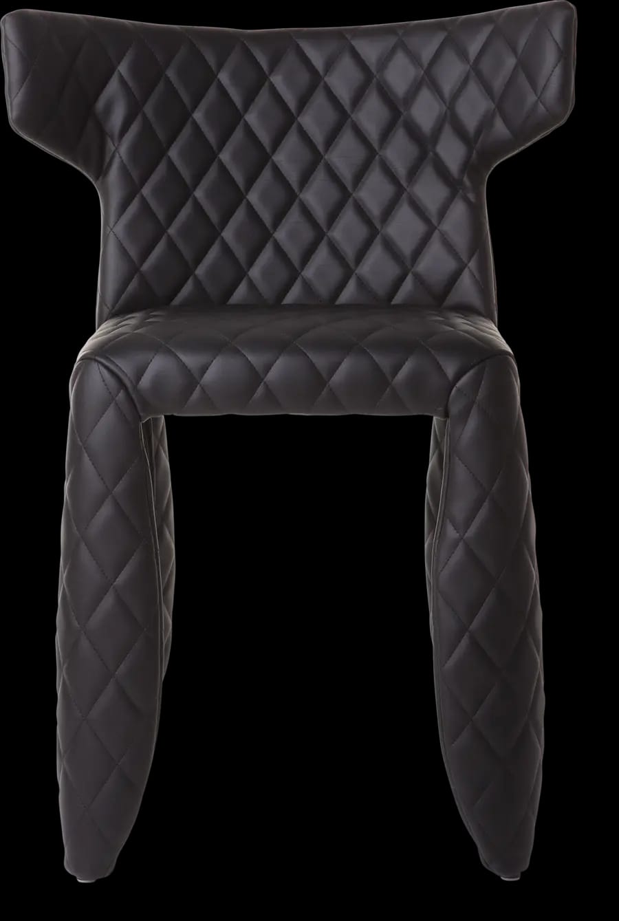 Monster Chair black arms front side