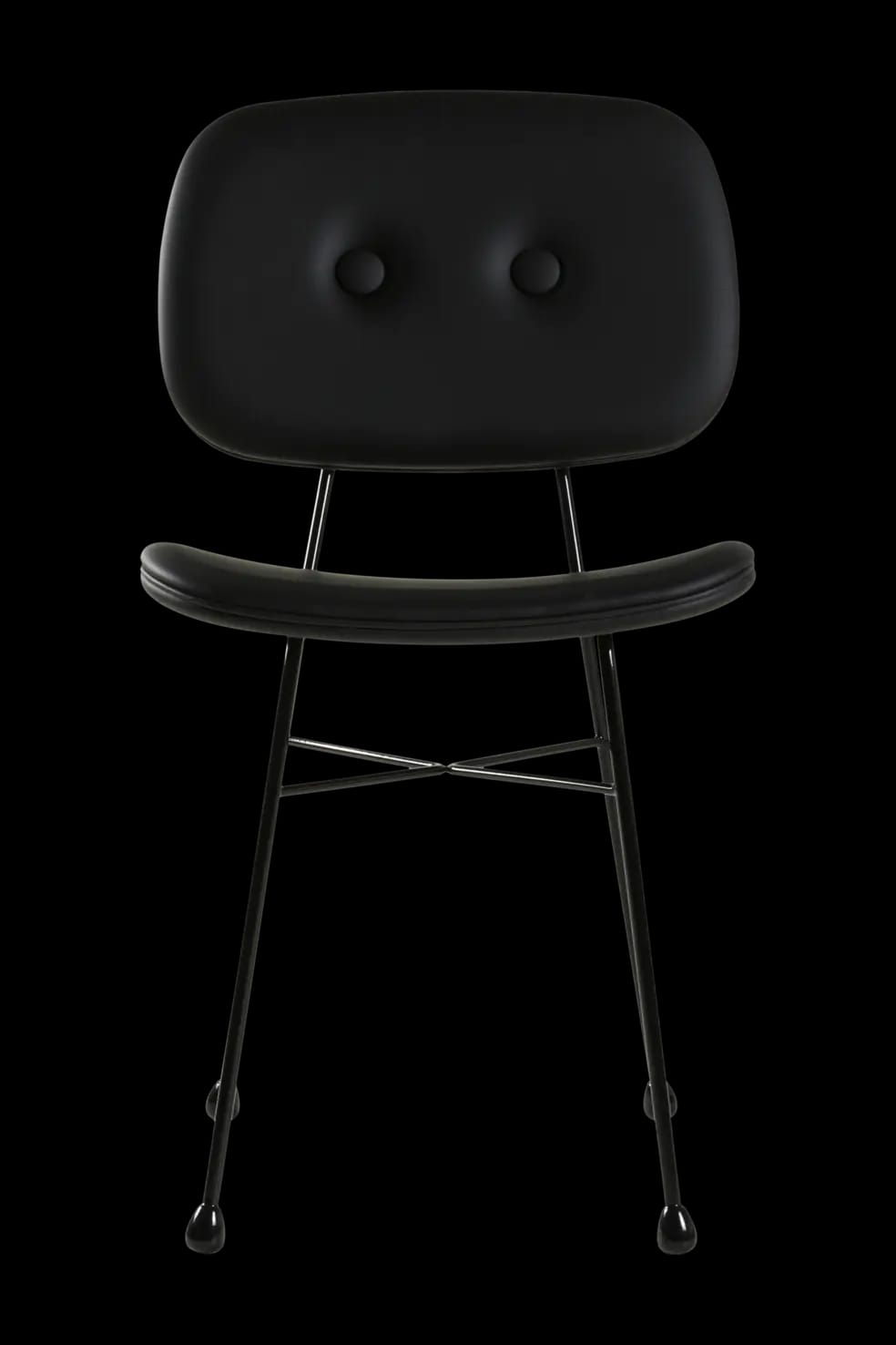 The Golden Chair black front side