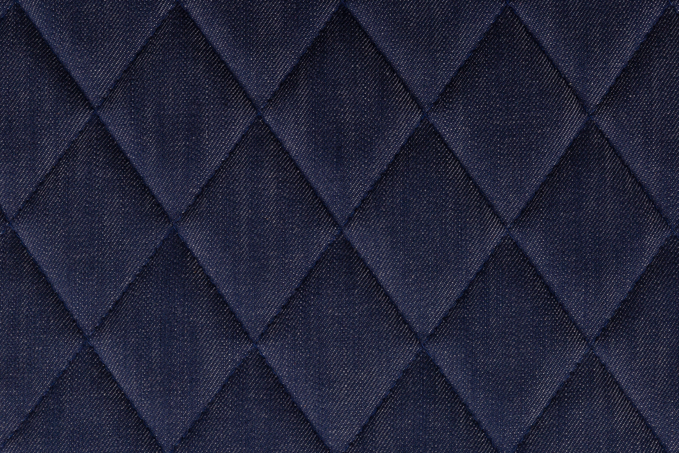 Fabric sample Denim Indigo blue