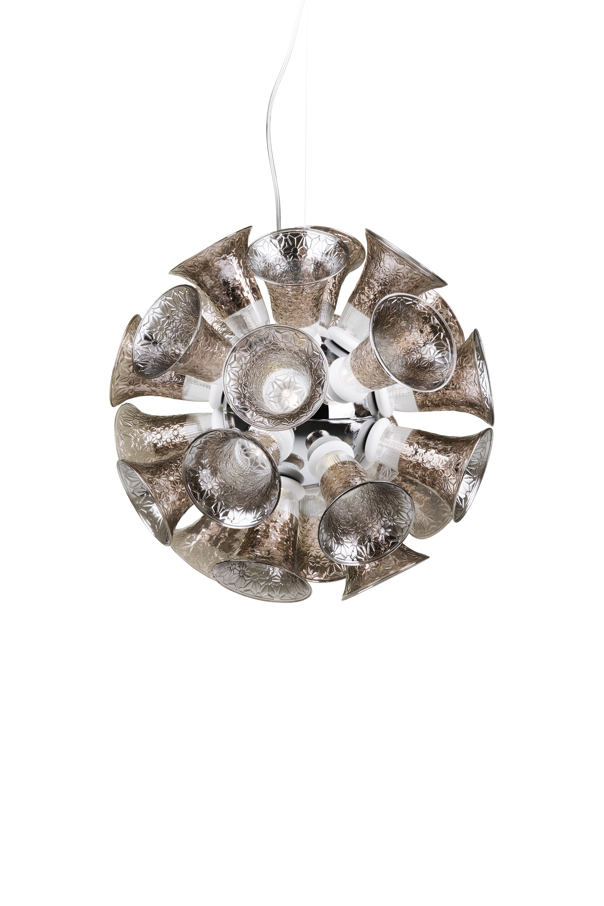 Chalice 24 Chrome suspension light front view
