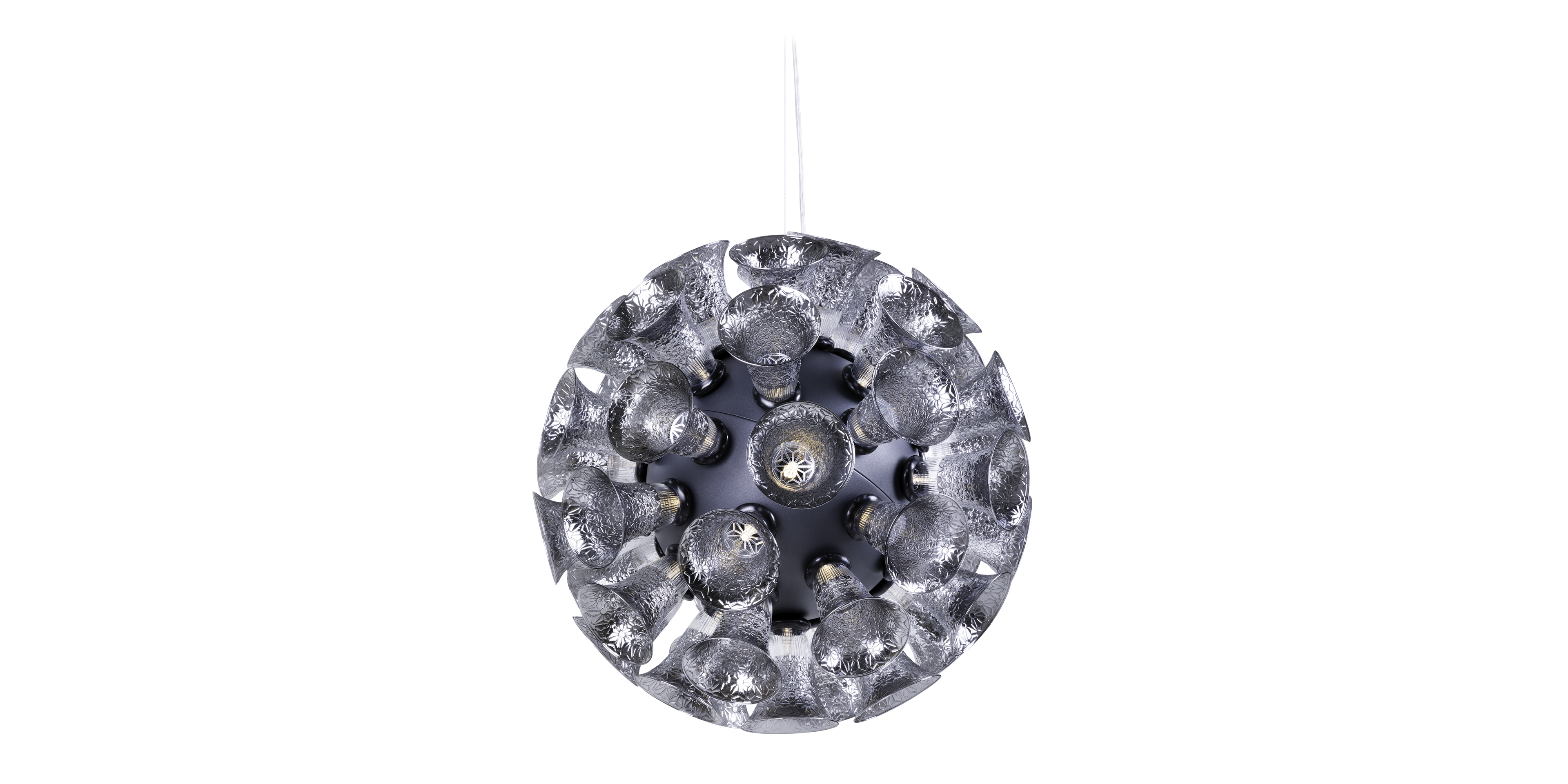 Chalice 48 suspension light grey front view