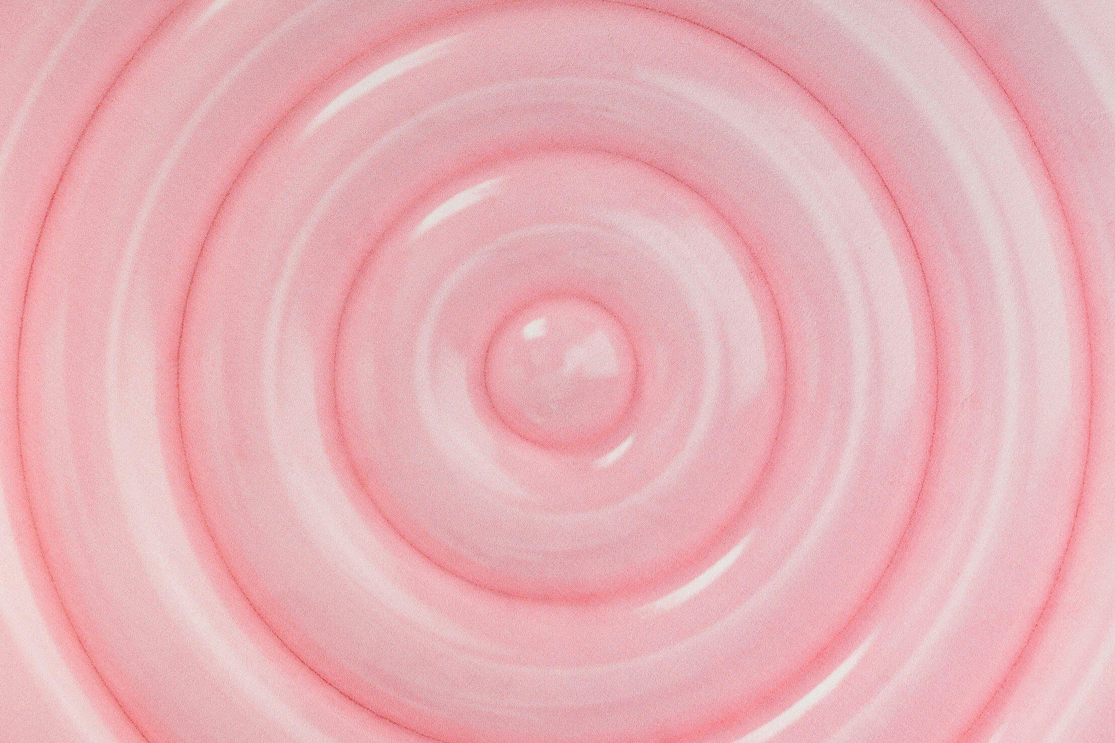 Ripples carpet pink detail