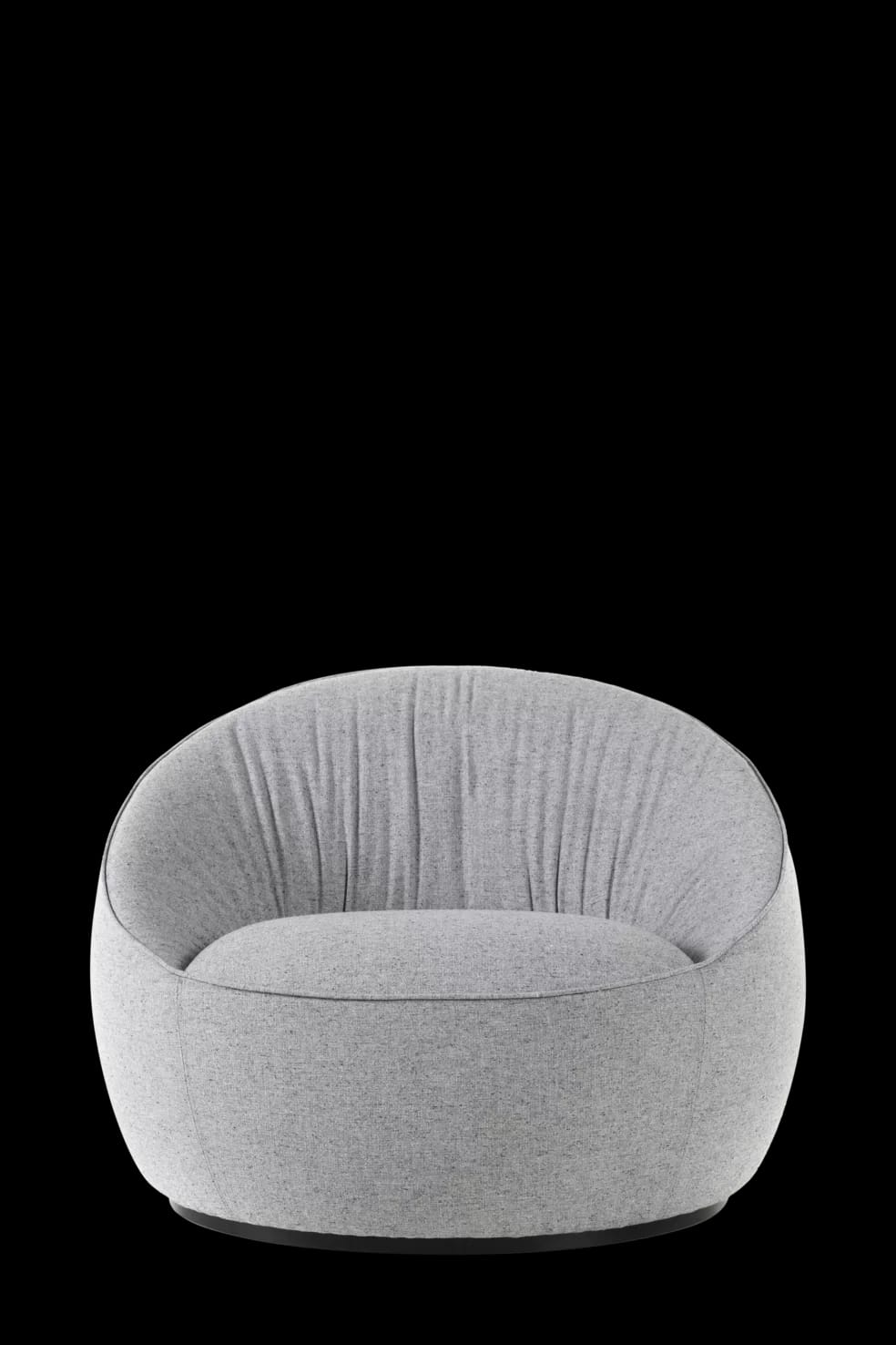 Hana Armchair Solis Fog front side