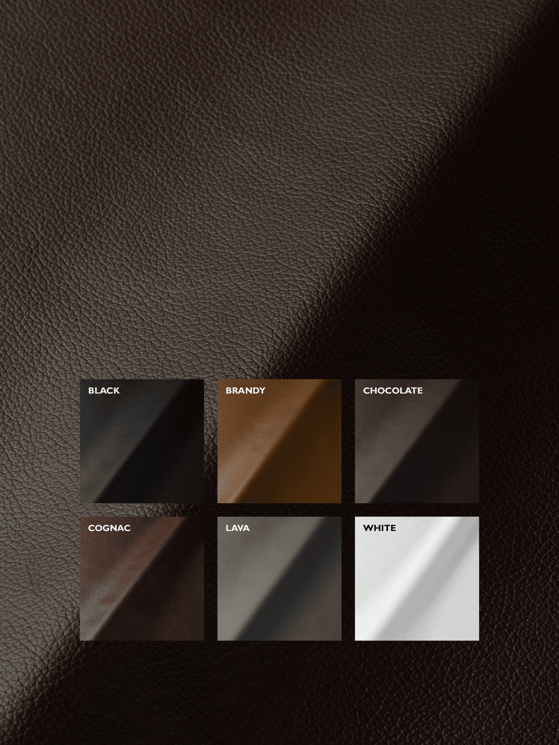 Leather sample with colour options 2